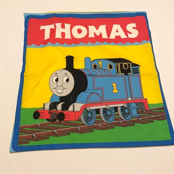 Thomas the Tank Engine Pillowcases Homemade 16” x 15.5” Pillow Cases Lot of 2 - Picture 2 of 12